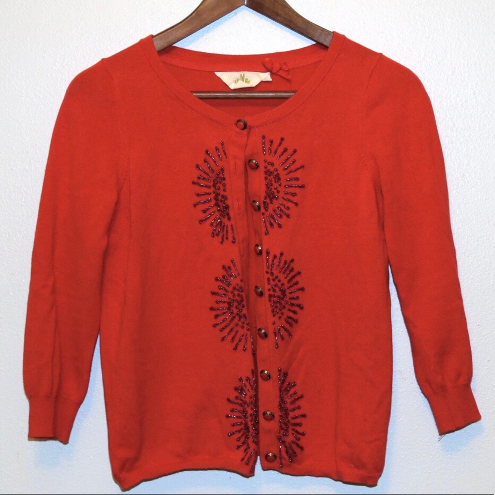 HWR Orange Red Cardigan